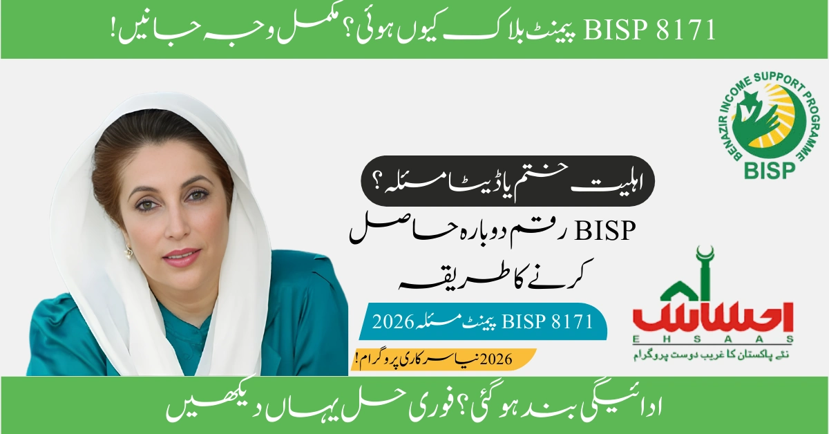 Read more about the article BISP 8171 Payment Blocked: Why and How to Fix – Complete Solution Guide 2026