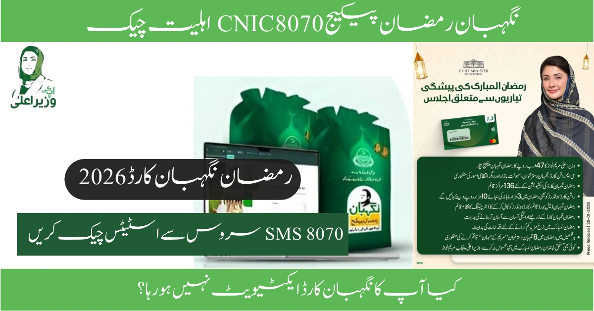 Read more about the article Nigehban Ramzan Package CNIC Eligibility Check 8070: Complete SMS Verification Guide 2026